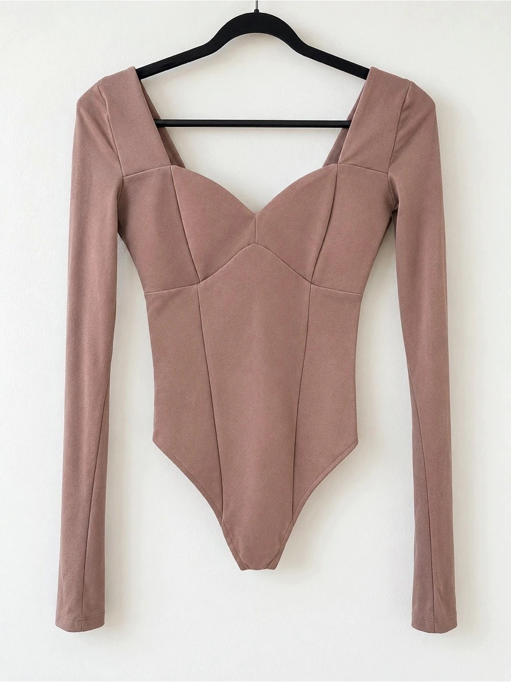 Abercrombie and Fitch Long Sleeve Bodysuit ( Brown!)